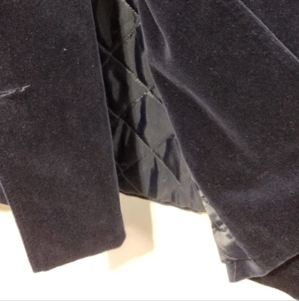 NWT Liz Claiborne Ribbon Candy Velour Double Breasted Blazer Jacket Womens 2X - Picture 4 of 9
